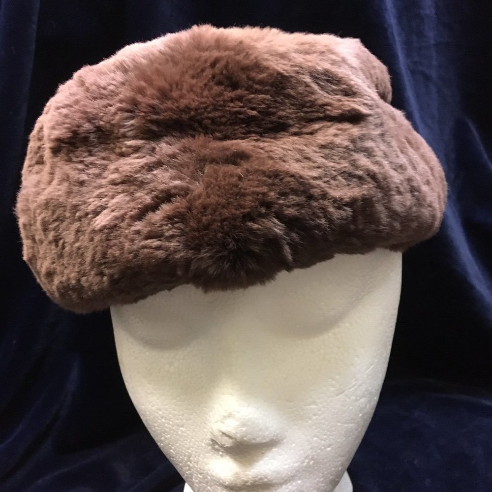 Late 1800s Vintage Lisette Women's Fur Hat